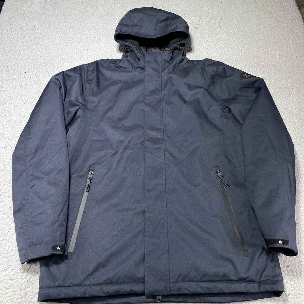 Killtec Jacket Mens XL Blue Hooded Waterproof Insulated Ski‎ Snow Winter Outdoor
